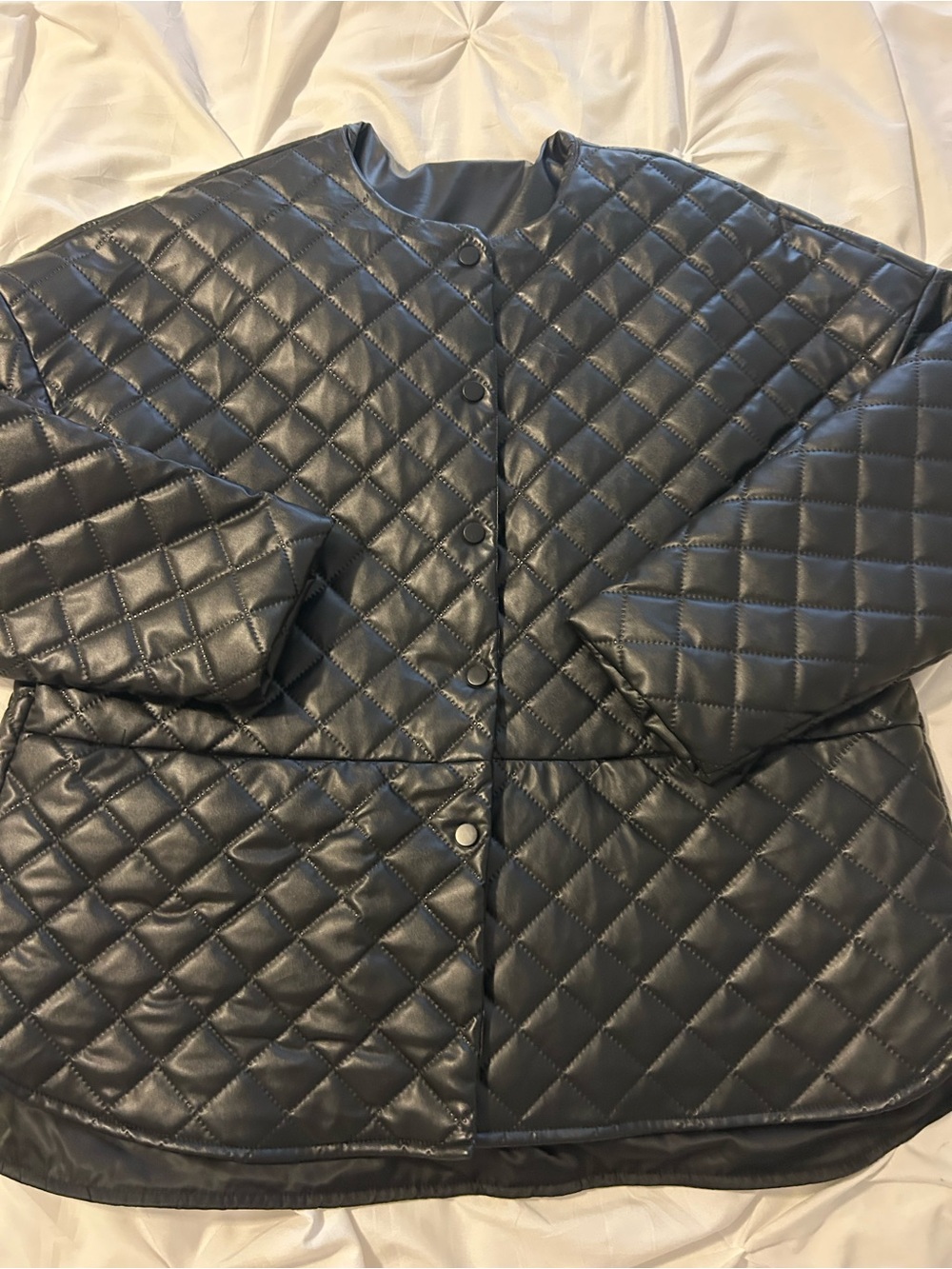 STYLEWE Quilted Black Puffer Jacket